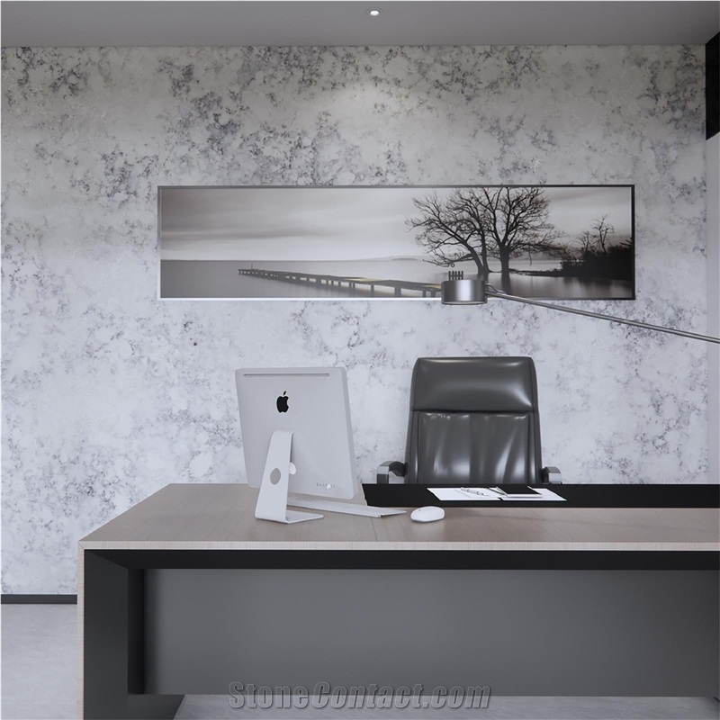 Gray Quartz Slabs- Engineered Calacatta Slabs