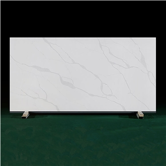 New Calacatta Artificial Quartz Polished Slabs Quartz Slabs