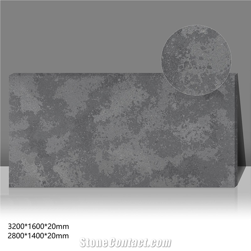 Silver Gray Artificial Stone Slabs