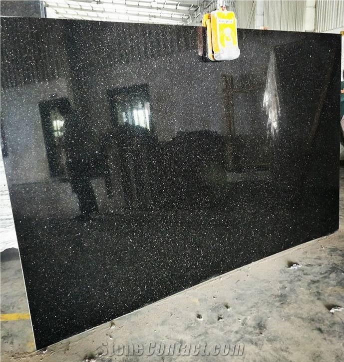 Black Galaxy Granite Slabs