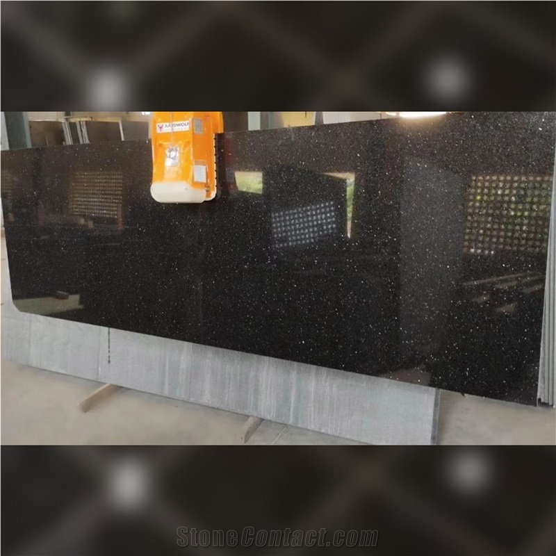 Black Galaxy Granite Slabs