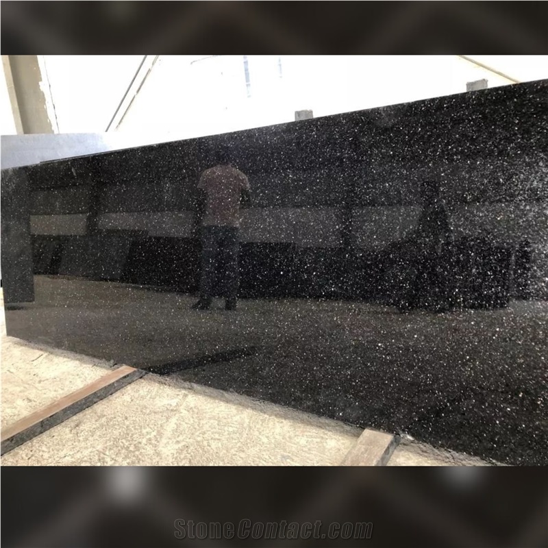 Black Galaxy Granite Slabs