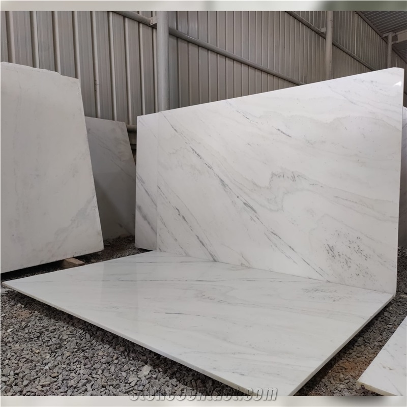 Indian Statuario White Marble Tiles