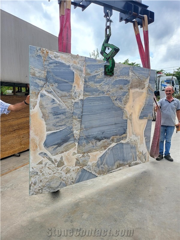 Blue Lagon Marble Slabs