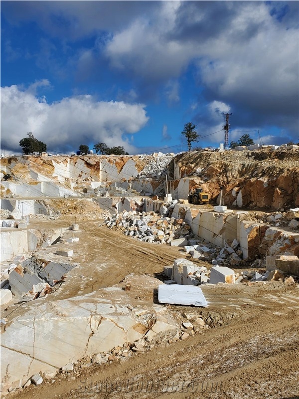 Kemalpasha White Marble Slabs