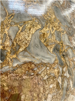 Ocean Blue Marble Slab Tiles