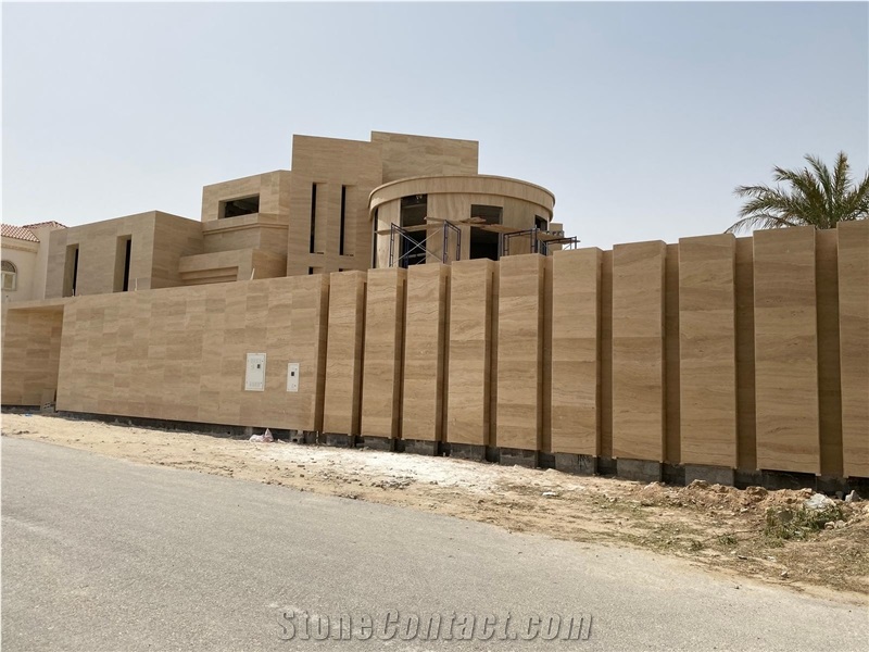 Veincut Beige Travertine Slabs