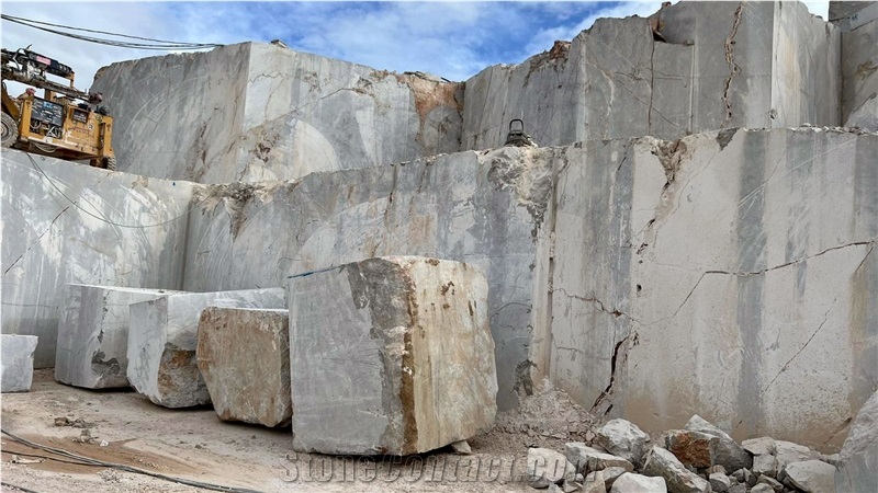 Asel Grey Marble Blocks