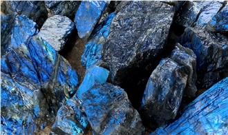 Blue Labradorite Blocks, Blue Labradorite Boulders