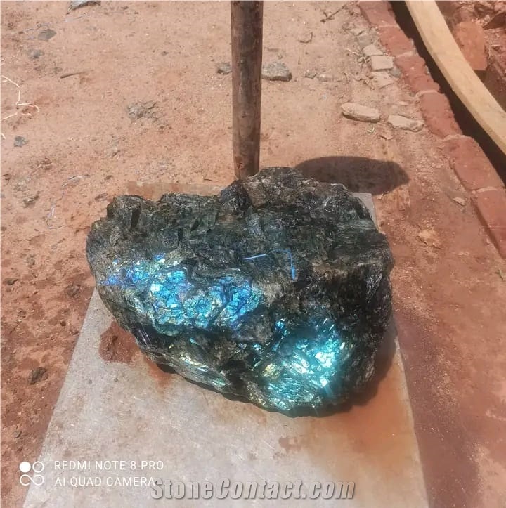 Blue Labradorite Blocks, Blue Labradorite Boulders