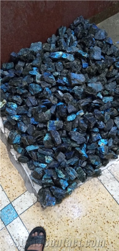 Blue Labradorite Blocks, Blue Labradorite Boulders