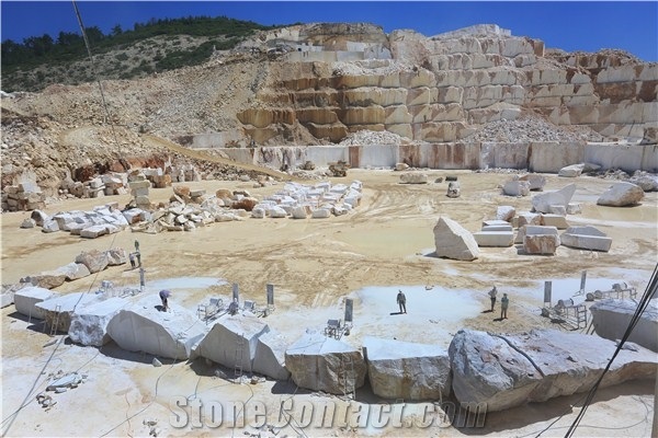 Mugla White Marble, Turkish Carrara Marble Blocks