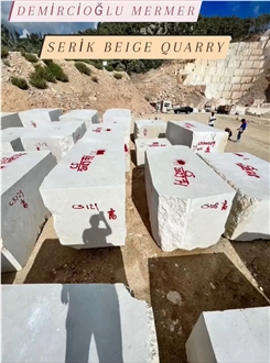 Oman Beige Marble Blocks