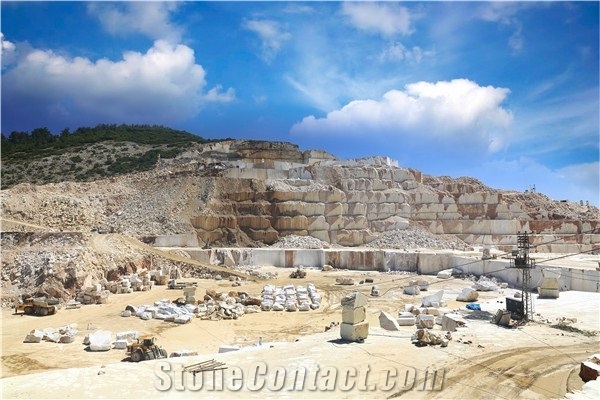 Mugla White Marble- Mugla White Spider Marble Derebag Quarry