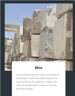 Pierre Taza Limestone Blocks