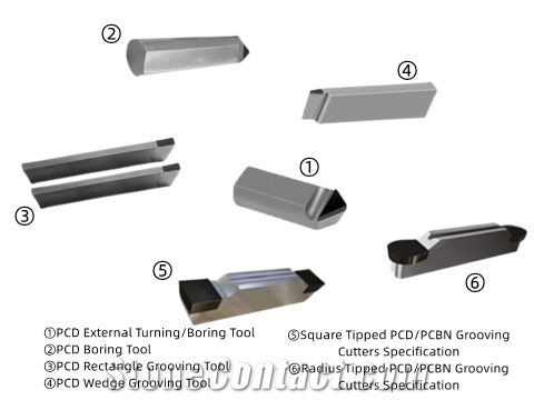 PCD Grooving Tool For Pistons