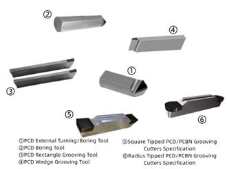PCD Grooving Tool For Pistons