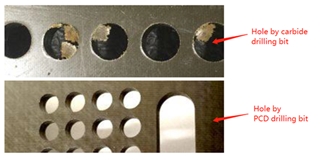 PCD Sintering Drilling Bit For CFRP/GFRP