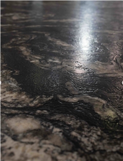 Titanium Granite Leathered Finish Slabs