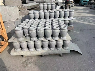 Aurora Granite Monumental Vase