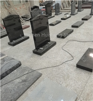 Nero Assoluto Granite Tombstone