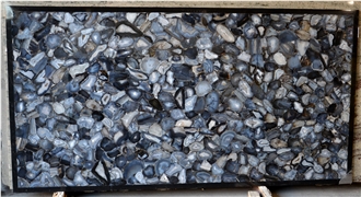 Black Botswana Semiprecious Stone Slabs