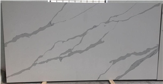 Calcutta Platinium Quartz Slabs