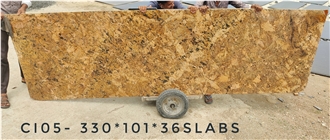 Alaska Gold Granite Cut Size Slabs