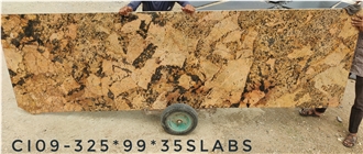 Alaska Gold Granite Cut Size Slabs