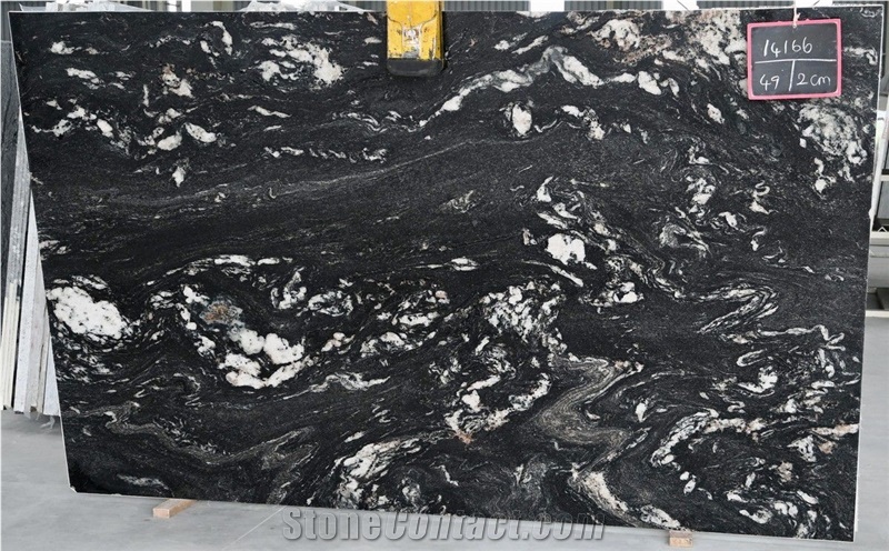 Cosmic Black Granite Gangsaw Slabs
