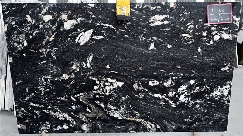 Cosmic Black Granite Gangsaw Slabs