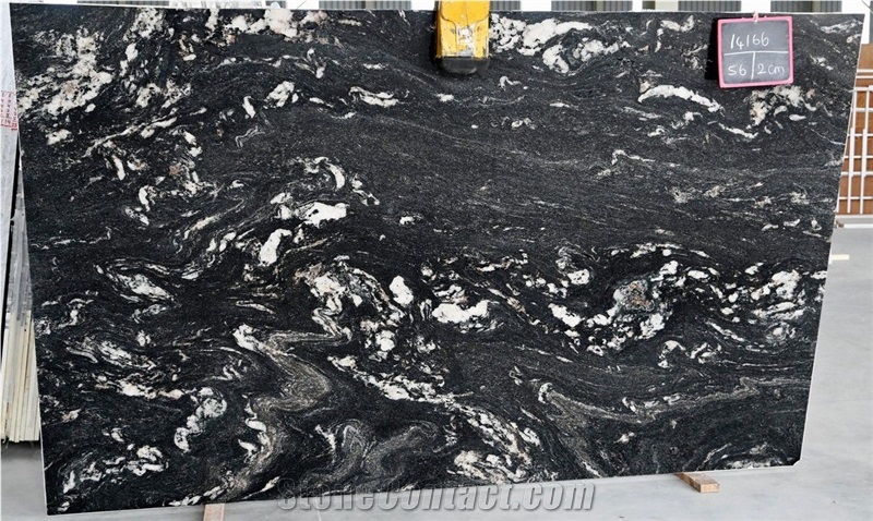Cosmic Black Granite Gangsaw Slabs
