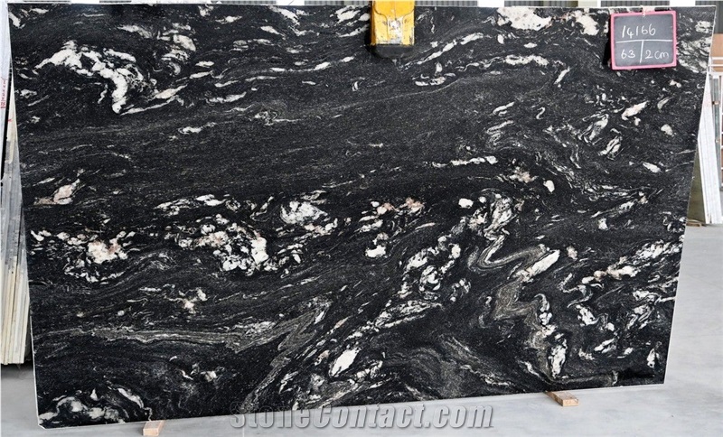 Cosmic Black Granite Gangsaw Slabs
