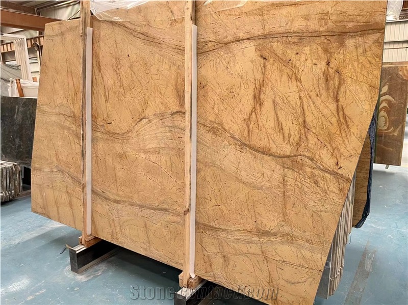 Amarillo Sierra Marble Slabs For Wall Floor