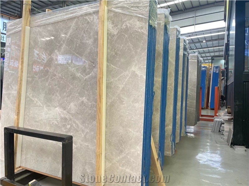 Factory Wholesale Polished Dora Ash Cloud Marble Slabs