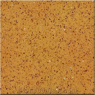 Yellow Indian Quartz Stone Tiles, Slabs