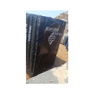 Bengal Black Granite Rough Blocks