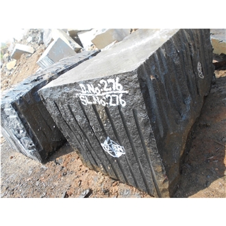 Bengal Black Rough Granite Blocks