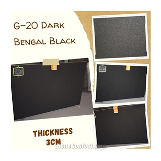 G-20 DARK BENGAL BLACK Granite Tiles & Slabs