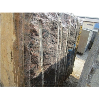 Indian Aurora Granite Blocks
