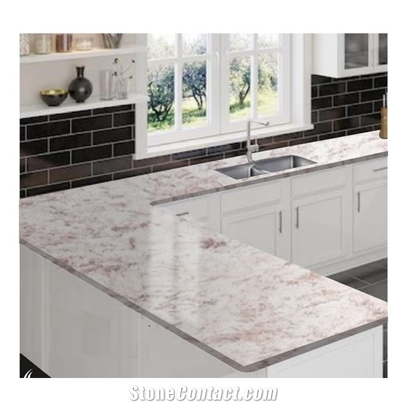 Ivory Brown Granite Slabs