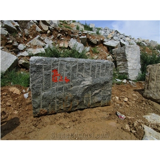 Kuppam Green Granite Block, India Green Granite