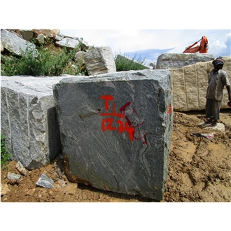 Kuppam Green Granite Block, India Green Granite