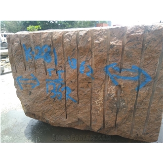 Multi Colour Red Granite, Multicolor Red Granite Blocks