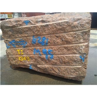 Multi Colour Red Granite, Multicolor Red Granite Blocks