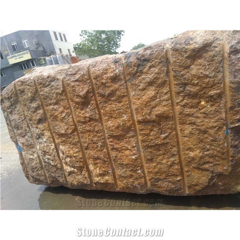 Multi Colour Red Granite, Multicolor Red Granite Blocks