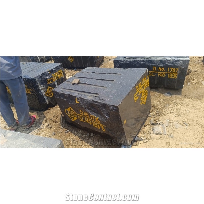 Premium Black Granite Blocks
