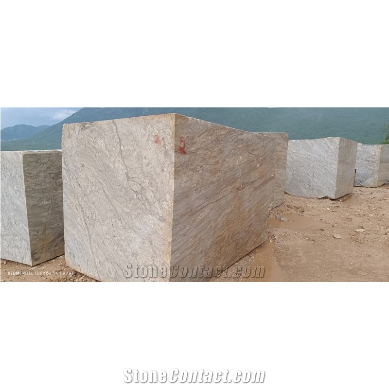 River White Granite Blocks