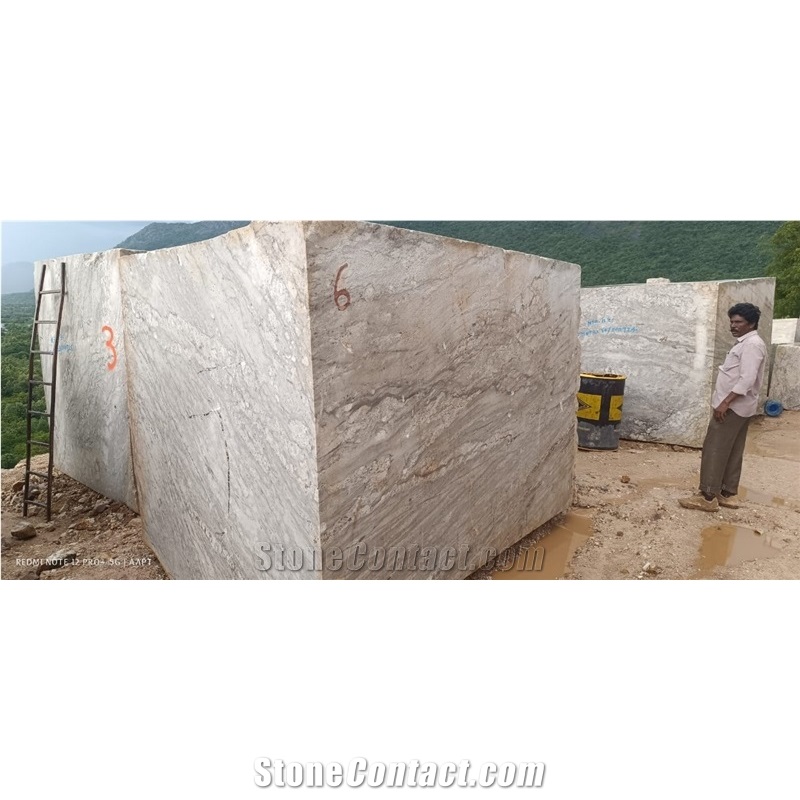 River White Granite Blocks