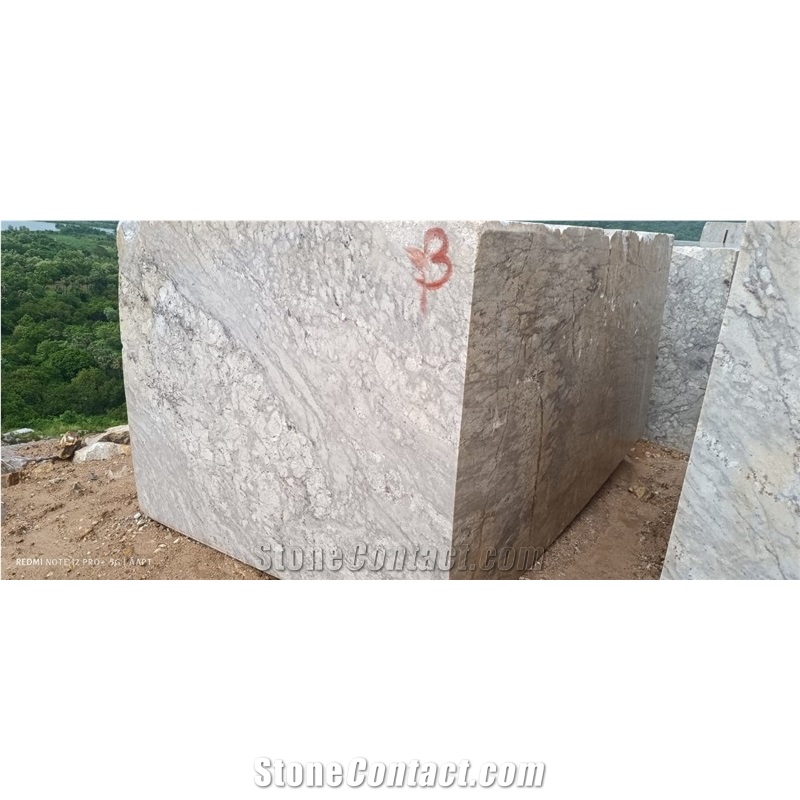 River White Granite Blocks